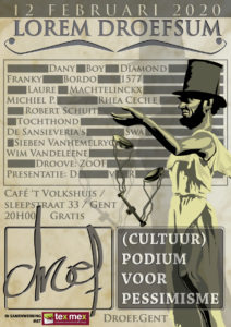 Lorum Droefsum poster
